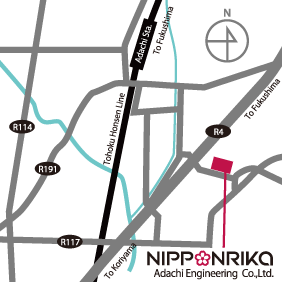 ADACHI GIKEN CO., LTD. MAP