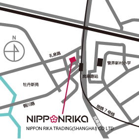 NIPPON RIKA TRADING(SHANGHAI) CO., LTD. MAP