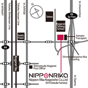 Tochigi Shimotsuke Distribution Center MAP